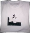 cliff jump mountain biking short sleeved t-shirt